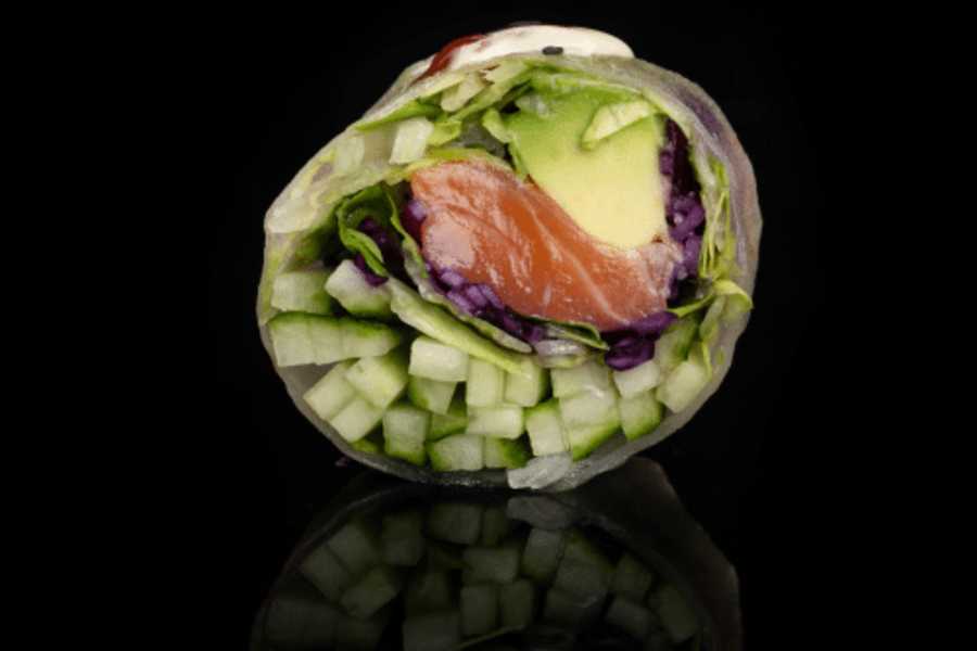 Rocket Roll Salmon – Rocket Rolls bei ZS Premium Sushi Hamburg
