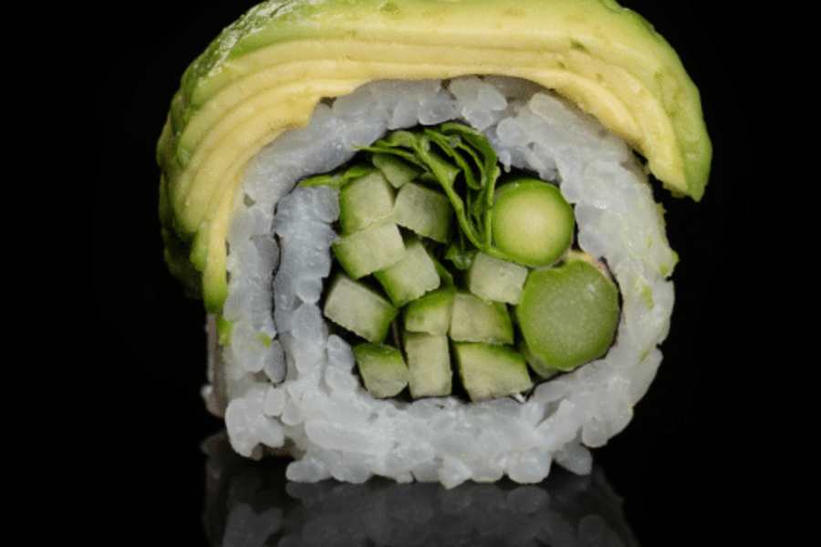 Veggie DeLuxe Green Roll – Inside Out Classic Rolls bei ZS Premium Sushi Hamburg