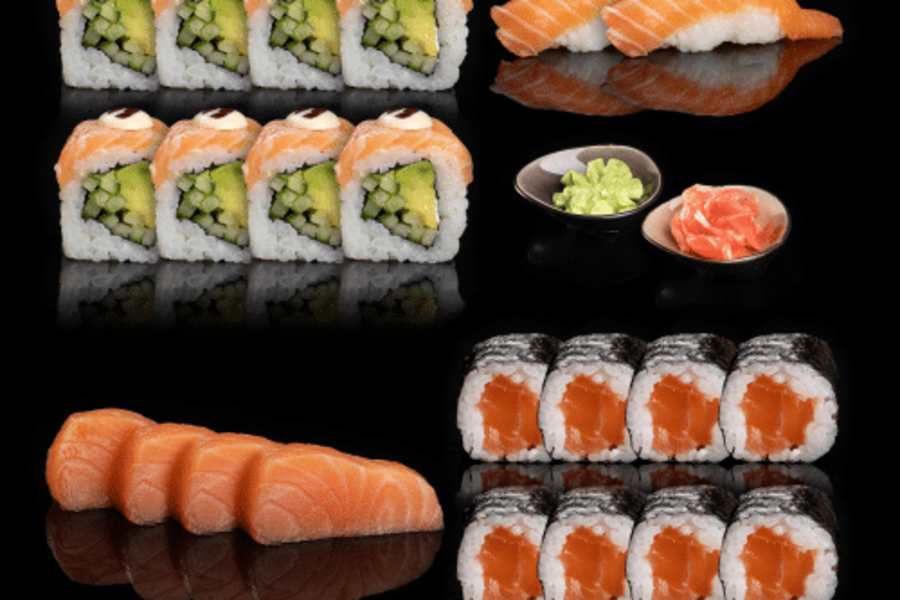 Bento Salmon – Spezial Platten & Sets bei ZS Premium Sushi Hamburg