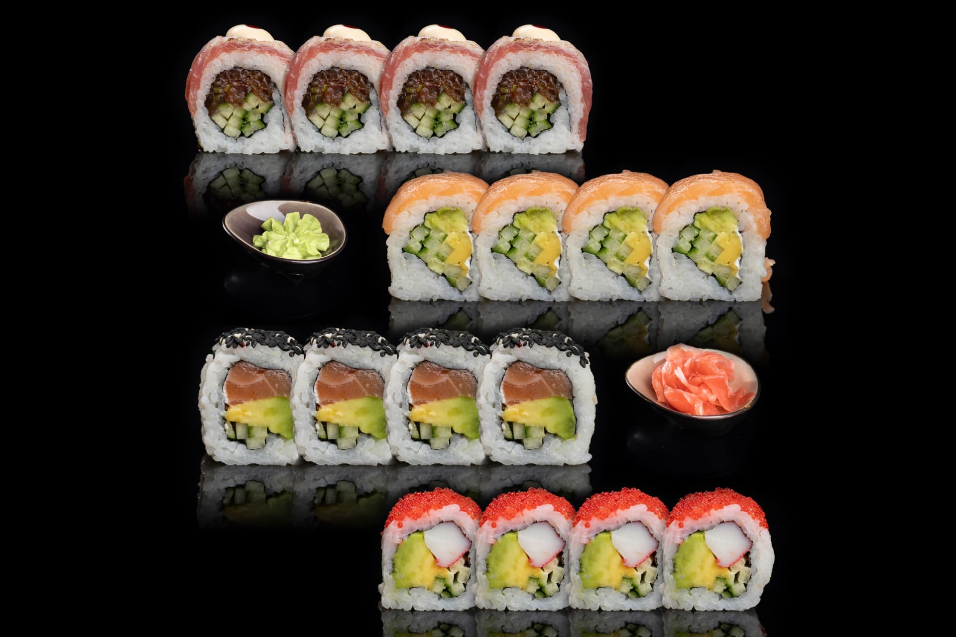 Inside Out Rolls bei ZS Premium Sushi Hamburg