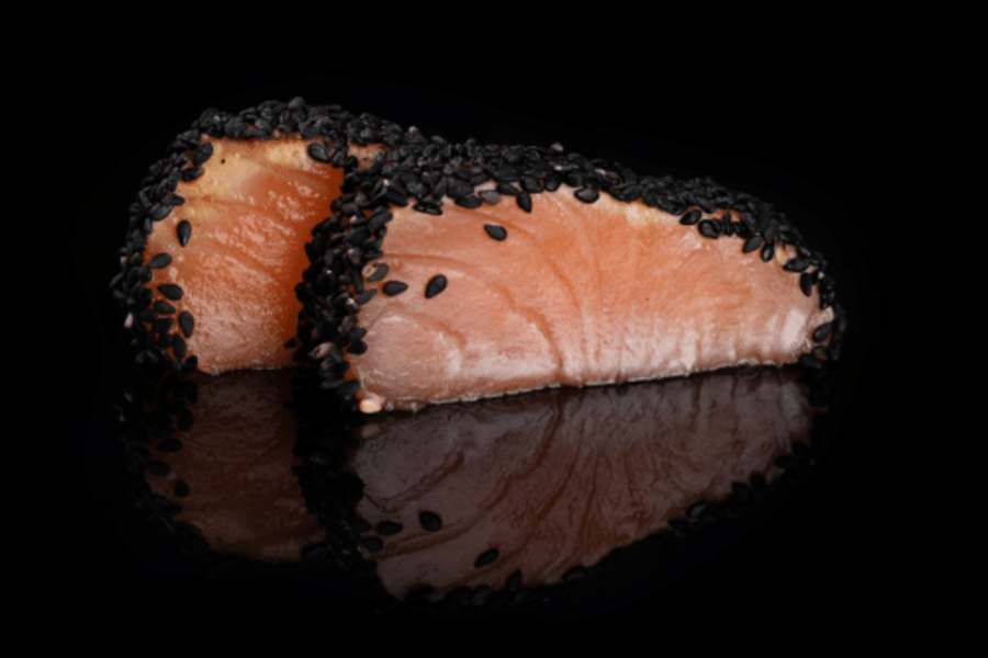 Mozart New Style Lachs mit Hot Teriyaki – Sashimi bei ZS Premium Sushi Hamburg