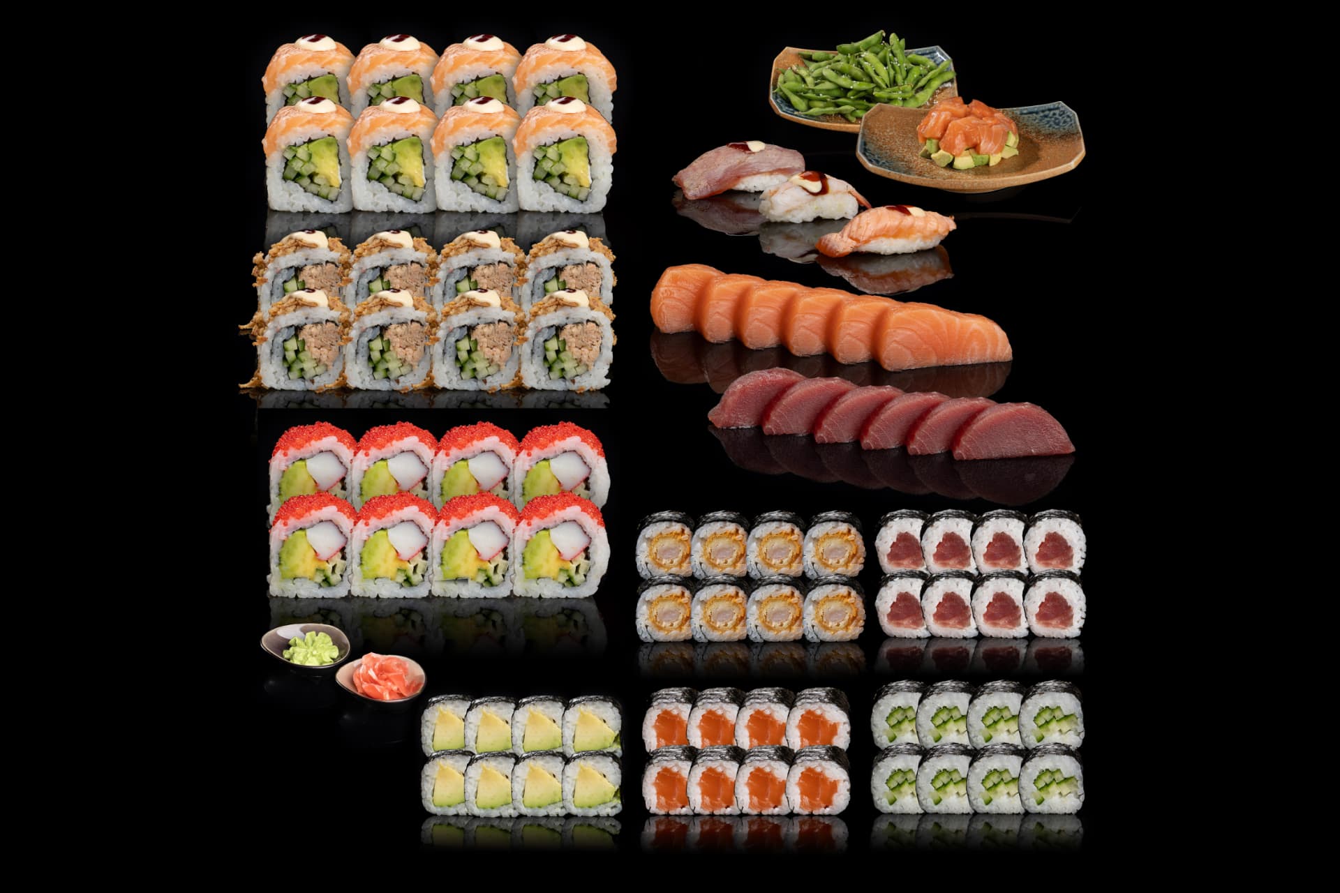 Spezialplatten bei ZS Premium Sushi Hamburg